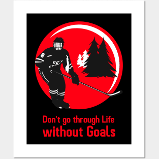 To play HOCKEY is good, To win is better, But to love the game is best of all Posters and Art